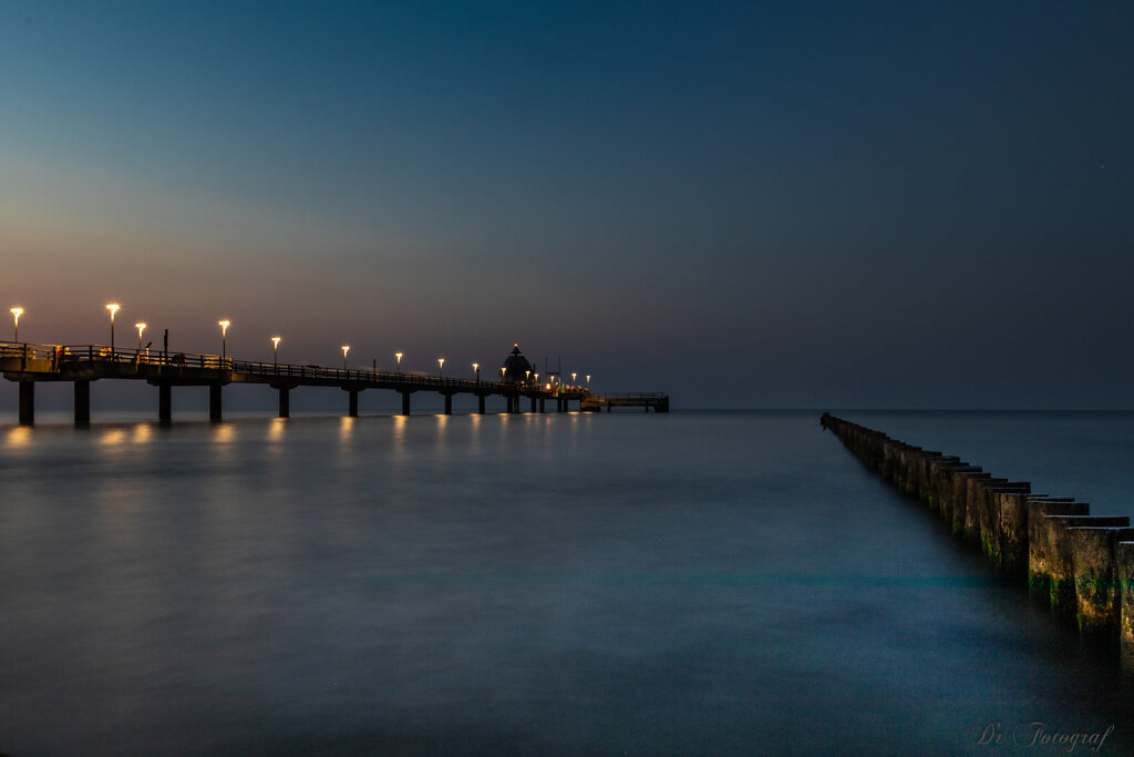 Blue Hour at the Baltic Sea Coast